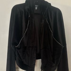 PINK VELVET FEEL SWEATSHIRT